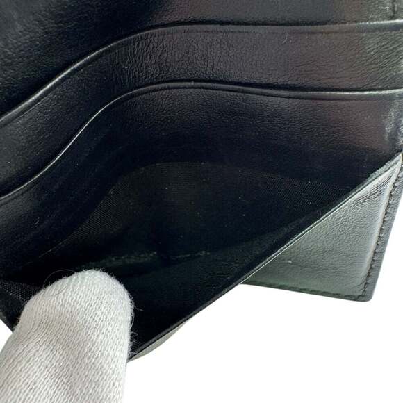 CELINE Triomphe Tri-fold Wallet Black Women's - Picture 13 of 16